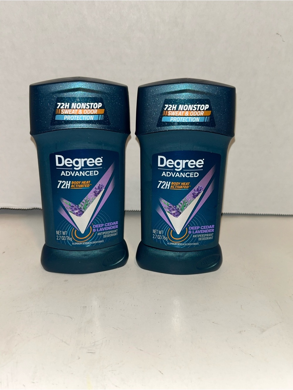 Degree Advanced 72H Deep Cedar & Lavender Deodorant -Bundle of 2